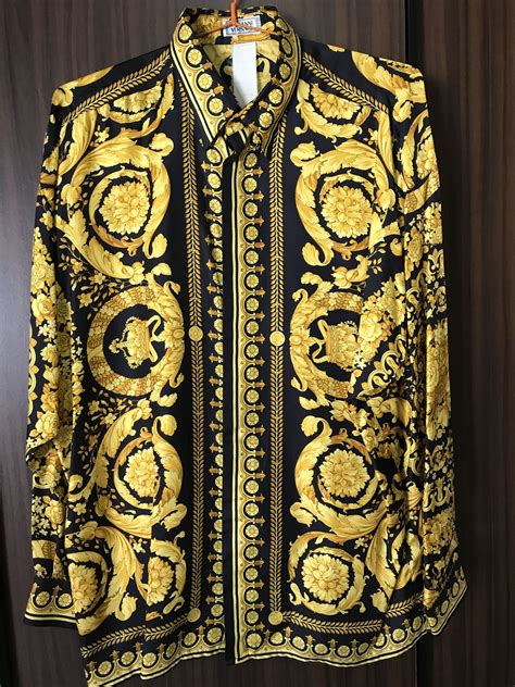 versace silk shirt ladies|Versace silk shirt vintage.